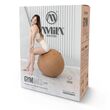 Κάλυμμα για Μπάλα Γυμναστικής AMILA GYMBALL 75cm Sueded Καφέ 96792