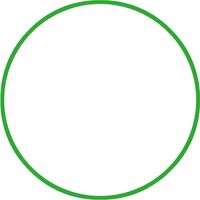 Χούλα-Χουπ 60cm - Φ19mm - 230gr, Πράσινο