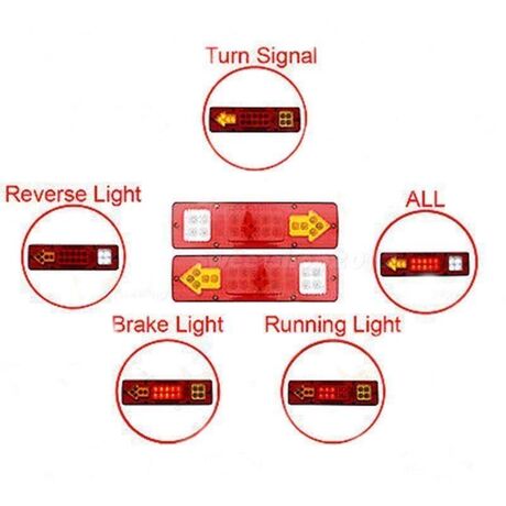Οπίσθιο Φανάρι 19 LED για Φορτηγά & Τρέιλερ