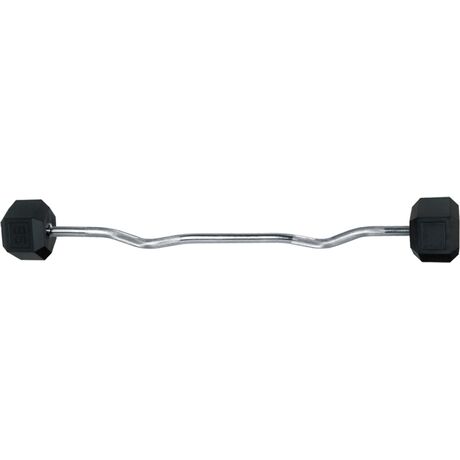 Μπάρα σχήματος "W" με fix βάρος, 35kg