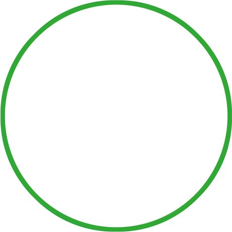Χούλα-Χουπ 70cm - Φ19mm - 175gr, Πράσινο