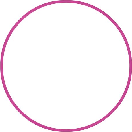 Χούλα-Χουπ 70cm - Φ19mm - 280gr, Φούξια