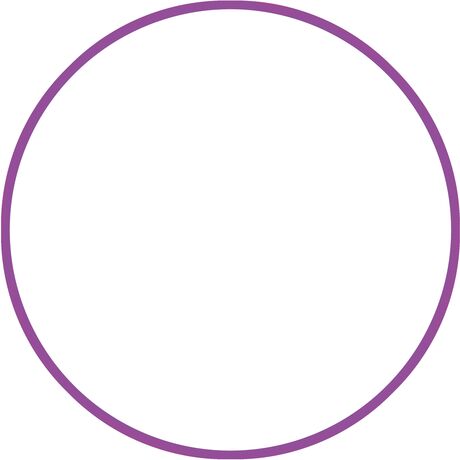 Χούλα-Χουπ 70cm - Φ19mm - 280gr, Μωβ