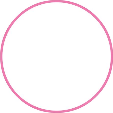 Χούλα-Χουπ 80cm - Φ19mm - 330gr, Ροζ