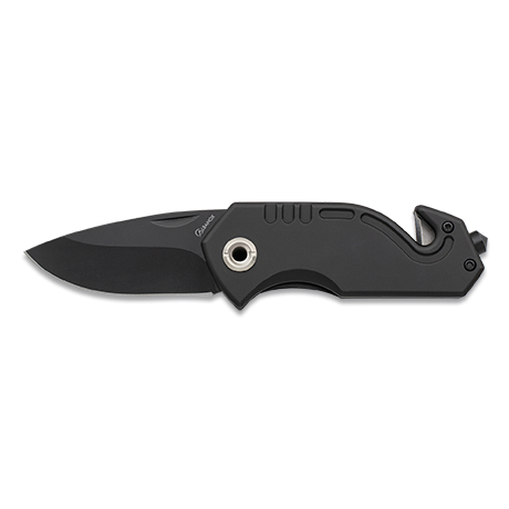 ΣΟΥΓΙΑΣ Albainox black penknife. Drilled screw, 5.70cm, Black, 18852