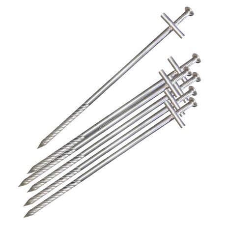 Μεταλλικά Πασαλάκια Σταυρός New Camp, 6pcs 23cm x 6.3mm, NEW-182