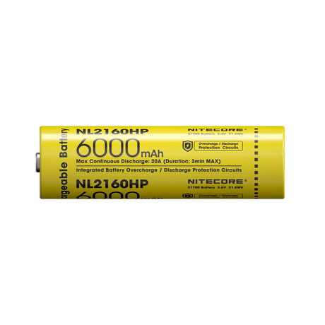 ΜΠΑΤΑΡΙΑ NITECORE 21700 / 6000mAh / HP (τιμή τεμαχίου)