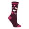 H.H.SOCKS JACQUARD LITE WINE/RASP 2650